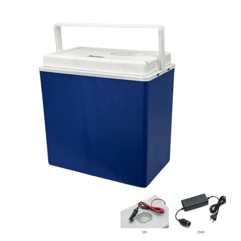 Lodówka samochodowa elektryczna 24L KAMAI ICEGO, zasilanie 12-230V, niebieska Lodówka samochodowa elektryczna 24L KAMAI ICEGO, zasilanie 12-230V, niebieska