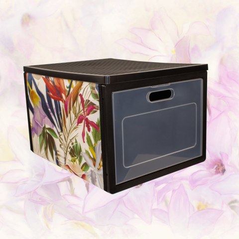 FLORAL w kwiaty organizer do szafy z drzwiczkami 41x31x25cm FLORAL w kwiaty organizer do szafy z drzwiczkami 41x31x25cm
