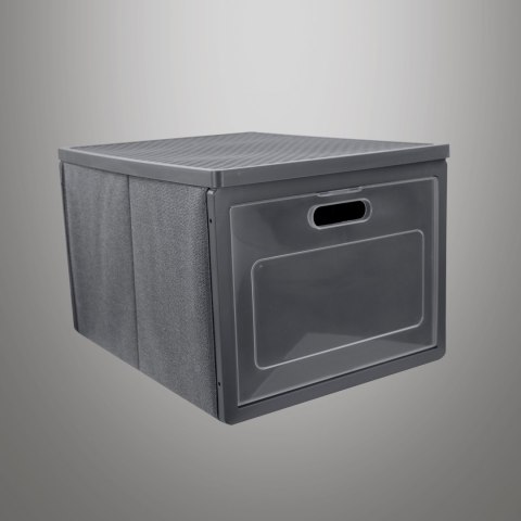 GREY szary organizer do szafy z drzwiczkami 41x31x25cm GREY szary organizer do szafy z drzwiczkami 41x31x25cm