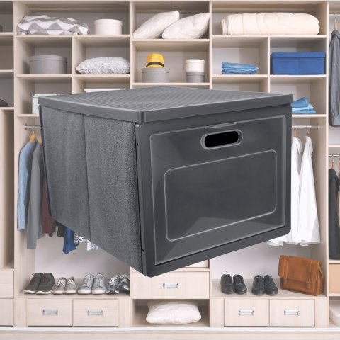 GREY szary organizer do szafy z drzwiczkami 41x31x25cm GREY szary organizer do szafy z drzwiczkami 41x31x25cm
