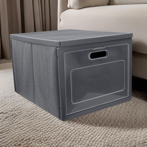 GREY szary organizer do szafy z drzwiczkami 41x31x25cm GREY szary organizer do szafy z drzwiczkami 41x31x25cm