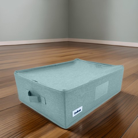 MINT zielony, ogranizer, pojemnik do szafy z uchwytami 42x32x14cm MINT zielony, ogranizer, pojemnik do szafy z uchwytami 42x32x14cm