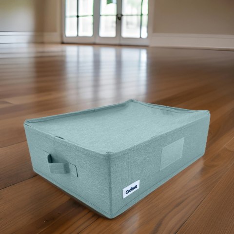 MINT zielony, ogranizer, pojemnik do szafy z uchwytami 42x32x14cm MINT zielony, ogranizer, pojemnik do szafy z uchwytami 42x32x14cm