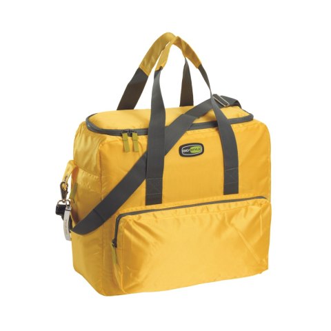 Torba termiczna Kamai Gio Style na ramię, żółta, z kieszeniami i rączką do noszenia, pojemność 33L Torba termiczna Kamai Gio Style na ramię, żółta, z kieszeniami i rączką do noszenia, pojemność 33L