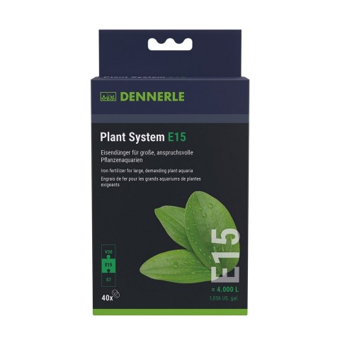DENNERLE Długodziałający nawóz zawierający żelazo Plant System E15, 40 Pcs (4825) DENNERLE Długodziałający nawóz zawierający żelazo Plant System E15, 40 Pcs (4825)