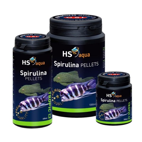 HS AQUA SPIRULINA PELLETS M 1000 ML pokarm dla ryb (0030186) HS AQUA SPIRULINA PELLETS M 1000 ML pokarm dla ryb (0030186)