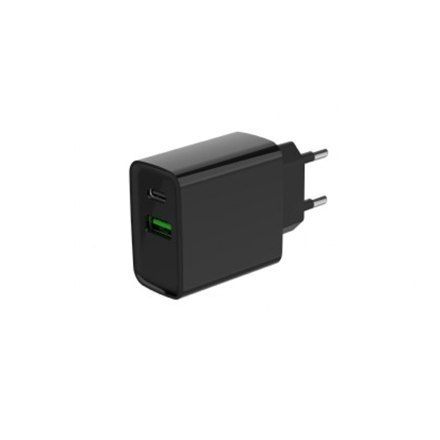 2-portowa szybka ładowarka USB 20 W | TA-UC-PDQC20-01-BK 2-portowa szybka ładowarka USB 20 W | TA-UC-PDQC20-01-BK