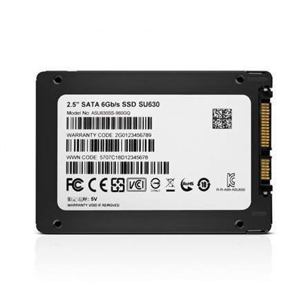 ADATA Ultimate | Dysk półprzewodnikowy | 960 GB | SU630 | 2,5" | SATA 6 Gb/s ADATA Ultimate | Dysk półprzewodnikowy | 960 GB | SU630 | 2,5" | SATA 6 Gb/s