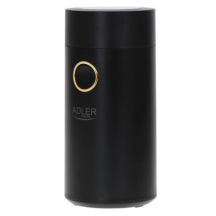 Adler | AD 4446bg | Młynek do kawy | 150 W | Pojemność ziaren kawy 75 g | Liczba filiżanek szt. | Czarny Adler | AD 4446bg | Młynek do kawy | 150 W | Pojemność ziaren kawy 75 g | Liczba filiżanek szt. | Czarny