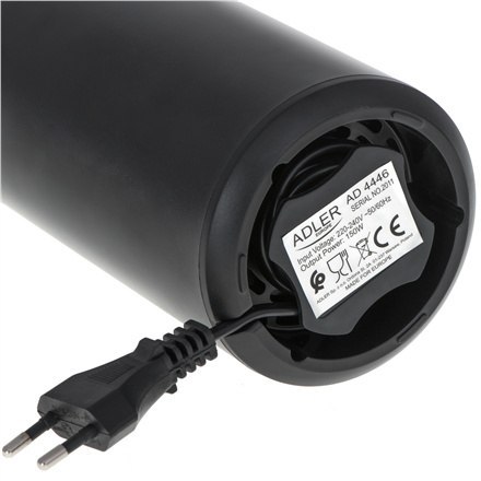 Adler | AD 4446bg | Młynek do kawy | 150 W | Pojemność ziaren kawy 75 g | Liczba filiżanek szt. | Czarny Adler | AD 4446bg | Młynek do kawy | 150 W | Pojemność ziaren kawy 75 g | Liczba filiżanek szt. | Czarny