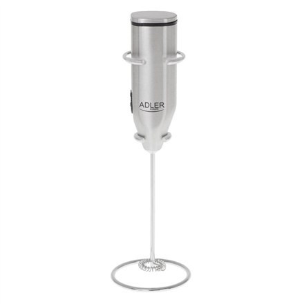 Adler | AD 4500 | Spieniacz do mleka z podstawką | L | W | Spieniacz do mleka | Stal nierdzewna Adler | AD 4500 | Spieniacz do mleka z podstawką | L | W | Spieniacz do mleka | Stal nierdzewna