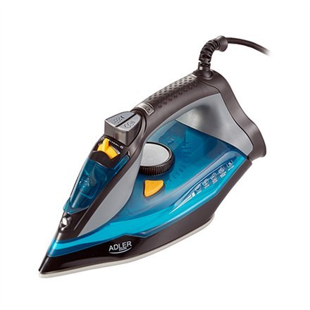 Adler | AD 5032 | Żelazko | Żelazko parowe | 3000 W | Pojemność zbiornika na wodę 350 ml | Ciągłe uderzenie pary 45 g/min | Wyda Adler | AD 5032 | Żelazko | Żelazko parowe | 3000 W | Pojemność zbiornika na wodę 350 ml | Ciągłe uderzenie pary 45 g/min | Wyda