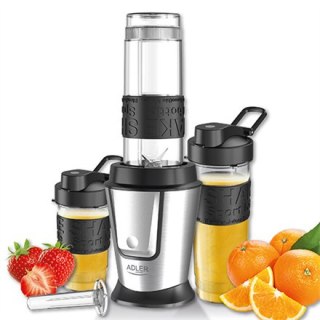Adler | Blender | AD 4081 | Tabletop | 800 W | Materiał słoika BPA Free Plastic | Pojemność słoika 0,4 + 0,57 L | Kruszenie lodu