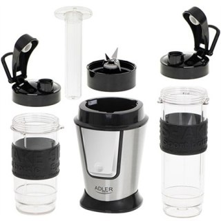 Adler | Blender | AD 4081 | Tabletop | 800 W | Materiał słoika BPA Free Plastic | Pojemność słoika 0,4 + 0,57 L | Kruszenie lodu