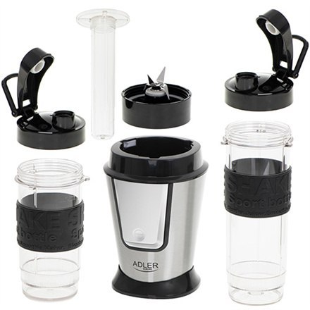 Adler | Blender | AD 4081 | Tabletop | 800 W | Materiał słoika BPA Free Plastic | Pojemność słoika 0,4 + 0,57 L | Kruszenie lodu Adler | Blender | AD 4081 | Tabletop | 800 W | Materiał słoika BPA Free Plastic | Pojemność słoika 0,4 + 0,57 L | Kruszenie lodu