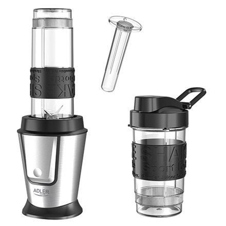 Adler | Blender | AD 4081 | Tabletop | 800 W | Materiał słoika BPA Free Plastic | Pojemność słoika 0,4 + 0,57 L | Kruszenie lodu Adler | Blender | AD 4081 | Tabletop | 800 W | Materiał słoika BPA Free Plastic | Pojemność słoika 0,4 + 0,57 L | Kruszenie lodu