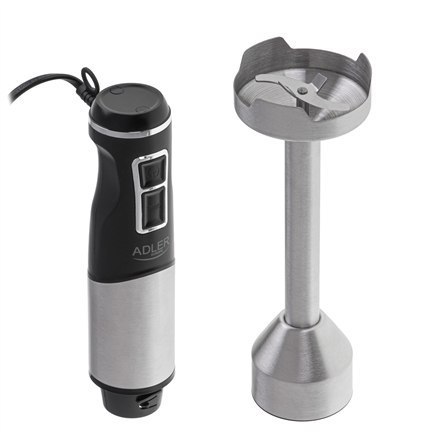 Adler | Blender ręczny | AD 4628 | Blender ręczny | 1900 W | Liczba prędkości 1 | Tryb Turbo | Kruszenie lodu | Stal nierdzewna/ Adler | Blender ręczny | AD 4628 | Blender ręczny | 1900 W | Liczba prędkości 1 | Tryb Turbo | Kruszenie lodu | Stal nierdzewna/
