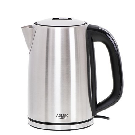Adler | Czajnik | AD 1340 | Elektryczny | 2200 W | 1,7 L | Stal nierdzewna | Podstawa obrotowa 360° | Inox Adler | Czajnik | AD 1340 | Elektryczny | 2200 W | 1,7 L | Stal nierdzewna | Podstawa obrotowa 360° | Inox