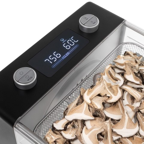 Adler | Food Dehydrator | AD 6660 | Power 600 W | Number of trays 6 | Integrated timer | Black Adler | Food Dehydrator | AD 6660 | Power 600 W | Number of trays 6 | Integrated timer | Black
