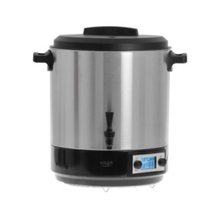 Adler | Garnek elektryczny / Kuchenka | AD 4496 | 2600 W | 28 L | Stal nierdzewna / Czarny