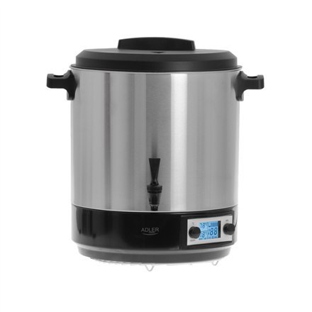 Adler | Garnek elektryczny / Kuchenka | AD 4496 | 2600 W | 28 L | Stal nierdzewna / Czarny Adler | Garnek elektryczny / Kuchenka | AD 4496 | 2600 W | 28 L | Stal nierdzewna / Czarny