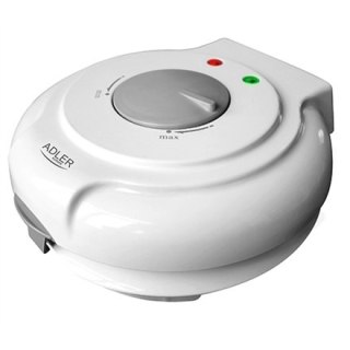 Adler | Gofrownica | AD 3038 | 1500 W | Ilość ciasta 1 | Rożek lodowy | Biały
