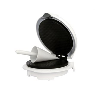 Adler | Gofrownica | AD 3038 | 1500 W | Ilość ciasta 1 | Rożek lodowy | Biały