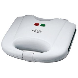 Adler | Gofrownica | AD 311 | 700 W | Ilość ciasta 2 | Belgia | Biały