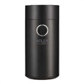 Adler | Młynek do kawy | AD4446bs | 150 W | Pojemność ziaren kawy 75 g | Wyłącznik bezpieczeństwa pokrywy | Czarny