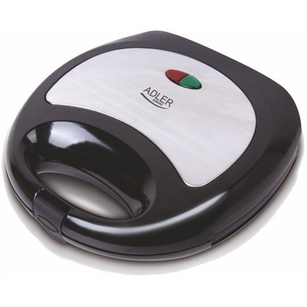 Adler | Opiekacz do kanapek | AD 3015 | 750 W | Liczba talerzy 1 | Liczba ciastek 2 | Czarny Adler | Opiekacz do kanapek | AD 3015 | 750 W | Liczba talerzy 1 | Liczba ciastek 2 | Czarny