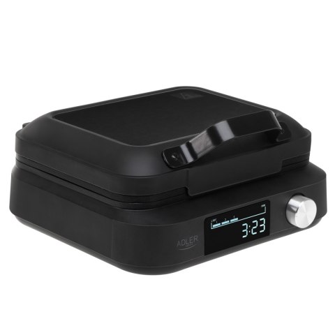 Adler Waffle Maker with LED Display | AD 3087 | 2200 W | Number of pastry 2 | Belgium | Black Adler Waffle Maker with LED Display | AD 3087 | 2200 W | Number of pastry 2 | Belgium | Black