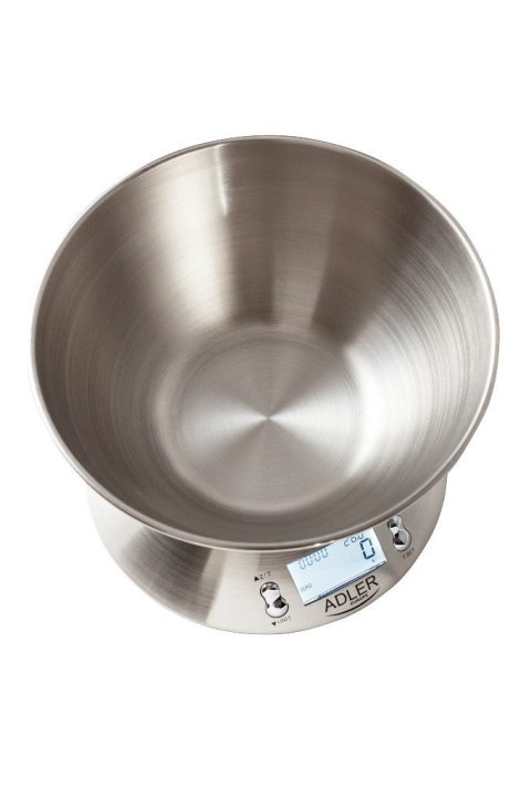 Adler | Waga kuchenna | AD 3134 | Maksymalna waga (udźwig) 5 kg | Podziałka 1 g | Stal nierdzewna Adler | Waga kuchenna | AD 3134 | Maksymalna waga (udźwig) 5 kg | Podziałka 1 g | Stal nierdzewna