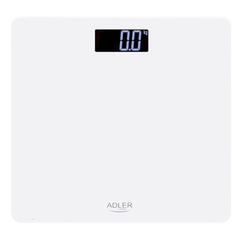 Adler | Waga łazienkowa | AD 8157w | Maksymalna waga (nośność) 150 kg | Dokładność 100 g | Pomiar wskaźnika masy ciała (BMI) | B Adler | Waga łazienkowa | AD 8157w | Maksymalna waga (nośność) 150 kg | Dokładność 100 g | Pomiar wskaźnika masy ciała (BMI) | B