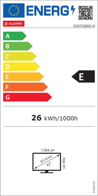 Allview 32ATC6000-H 32" (81cm) HD Ready LED TV