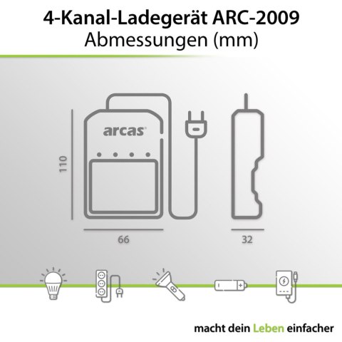 ARCAS CHARGER ARC-2009 Arcas ARCAS CHARGER ARC-2009 Arcas