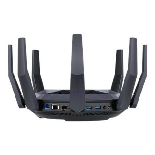 ASUS RT-AX89X - router bezprzewodowy - Wi-Fi 6 - desktop | 8-portowy przełącznik | AX6000 | 2,4 GHz / 5 GHz