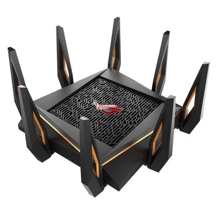 Asus | GT-AX11000 Tri-band WiFi Gaming Router | ROG Rapture | 802.11ax | 4804+1148 Mbit/s | 10/100/1000 Mbit/s | Porty Ethernet Asus | GT-AX11000 Tri-band WiFi Gaming Router | ROG Rapture | 802.11ax | 4804+1148 Mbit/s | 10/100/1000 Mbit/s | Porty Ethernet