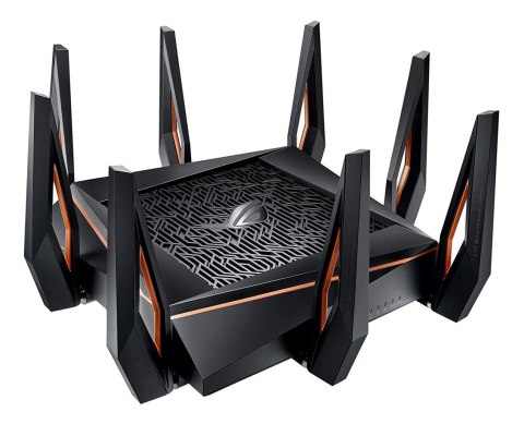Asus | GT-AX11000 Tri-band WiFi Gaming Router | ROG Rapture | 802.11ax | 4804+1148 Mbit/s | 10/100/1000 Mbit/s | Porty Ethernet Asus | GT-AX11000 Tri-band WiFi Gaming Router | ROG Rapture | 802.11ax | 4804+1148 Mbit/s | 10/100/1000 Mbit/s | Porty Ethernet