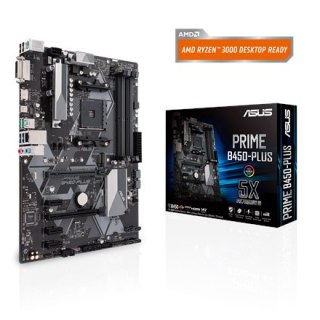 Asus | PRIME B450-PLUS | Gniazdo procesora Socket AM4 | Typ chipsetu AMD B450 | Obsługiwana technologia pamięci RAM DDR4 SDRAM