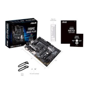 Asus | PRIME B450-PLUS | Gniazdo procesora Socket AM4 | Typ chipsetu AMD B450 | Obsługiwana technologia pamięci RAM DDR4 SDRAM