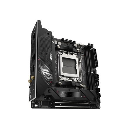 Asus | ROG STRIX B650E-I GAMING WIFI | Rodzina procesorów AMD | Gniazdo procesora AM5 | DDR5 DIMM | Gniazda pamięci 2 | Obsługiw Asus | ROG STRIX B650E-I GAMING WIFI | Rodzina procesorów AMD | Gniazdo procesora AM5 | DDR5 DIMM | Gniazda pamięci 2 | Obsługiw