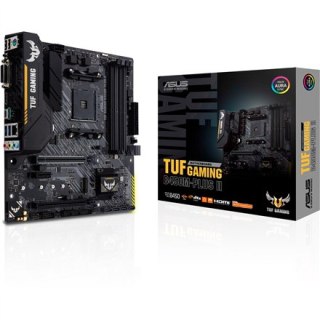 Asus | TUF GAMING B450M-PLUS II | Gniazdo procesora Socket AM4 | Typ chipsetu AMD B450 | Obsługiwana technologia pamięci RAM DDR