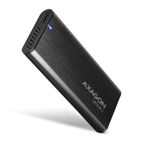 AXAGON External USB-C 3.2 Gen 2 metal box for M.2 SATA SSD disks AXAGON External USB-C 3.2 Gen 2 metal box for M.2 SATA SSD disks