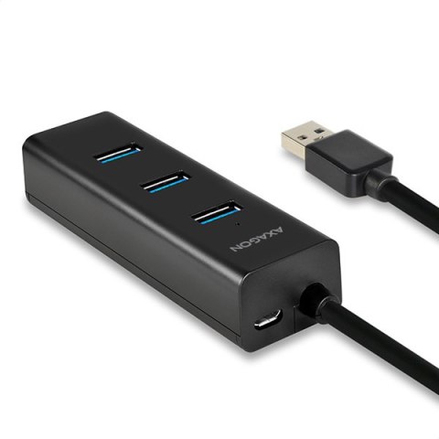 AXAGON Four-port USB 3.0 hub with fast charging and power support | HUE-S2B AXAGON Four-port USB 3.0 hub with fast charging and power support | HUE-S2B
