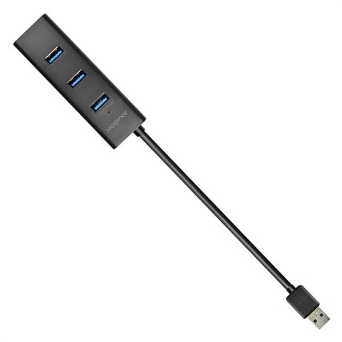 AXAGON Four-port USB 3.0 hub with fast charging and power support | HUE-S2B AXAGON Four-port USB 3.0 hub with fast charging and power support | HUE-S2B