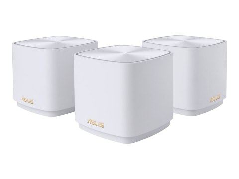 ASUS ZenWiFi XD5 - system Wi-Fi - Wi-Fi 6 - desktop | 2-portowy przełącznik | AX3000 | 2,4 GHz / 5 GHz | 3 routery ASUS ZenWiFi XD5 - system Wi-Fi - Wi-Fi 6 - desktop | 2-portowy przełącznik | AX3000 | 2,4 GHz / 5 GHz | 3 routery