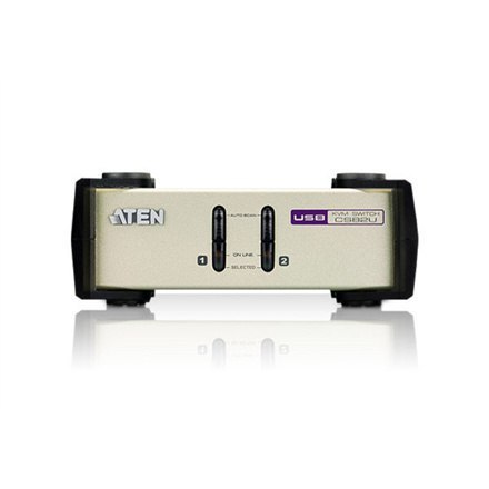 Aten | 2-portowy przełącznik KVM PS/2-USB VGA | CS82U-AT | Miesiące gwarancji Aten | 2-portowy przełącznik KVM PS/2-USB VGA | CS82U-AT | Miesiące gwarancji