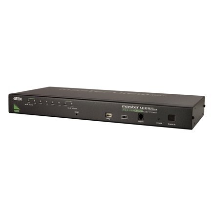 Aten | 8-portowy przełącznik KVM PS/2-USB VGA z portem Daisy-Chain i obsługą urządzeń peryferyjnych USB | CS1708A | Gwarancja 24 Aten | 8-portowy przełącznik KVM PS/2-USB VGA z portem Daisy-Chain i obsługą urządzeń peryferyjnych USB | CS1708A | Gwarancja 24