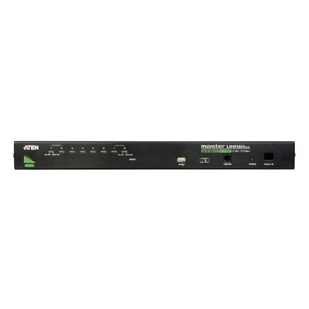 Aten | 8-portowy przełącznik KVM PS/2-USB VGA z portem Daisy-Chain i obsługą urządzeń peryferyjnych USB | CS1708A | Gwarancja 24 Aten | 8-portowy przełącznik KVM PS/2-USB VGA z portem Daisy-Chain i obsługą urządzeń peryferyjnych USB | CS1708A | Gwarancja 24