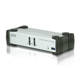 Aten CS1912 2-portowy przełącznik USB 3.0 DisplayPort KVMP™ (kable w zestawie) Aten | 2-portowy przełącznik USB 3.0 DisplayPort